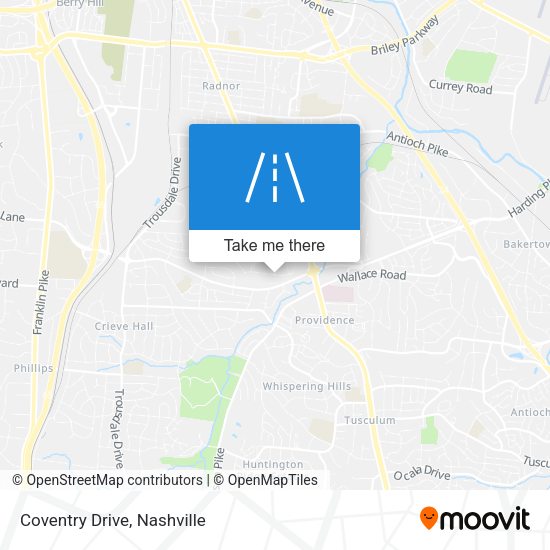 Mapa de Coventry Drive