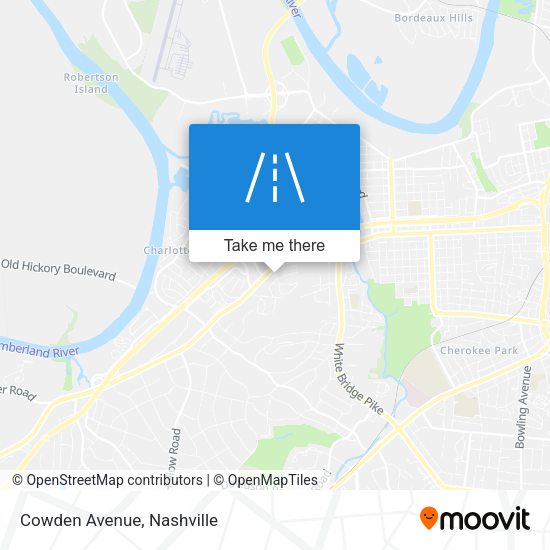 Mapa de Cowden Avenue