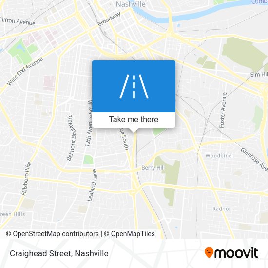 Craighead Street map