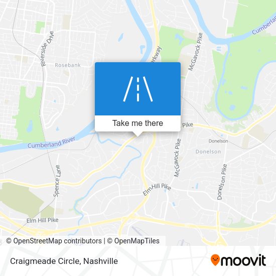 Mapa de Craigmeade Circle