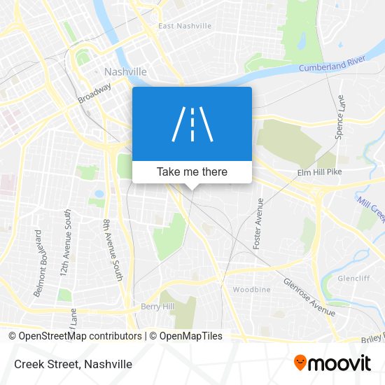 Mapa de Creek Street
