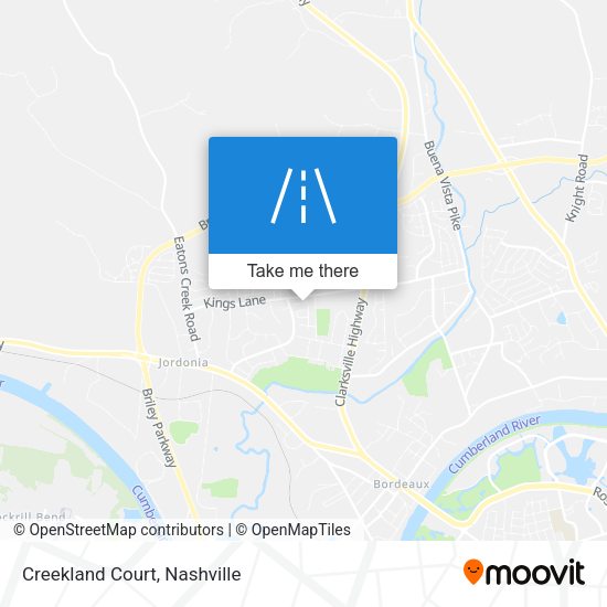 Mapa de Creekland Court