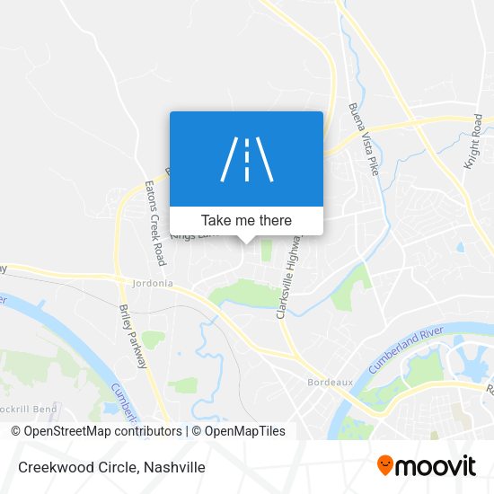 Creekwood Circle map
