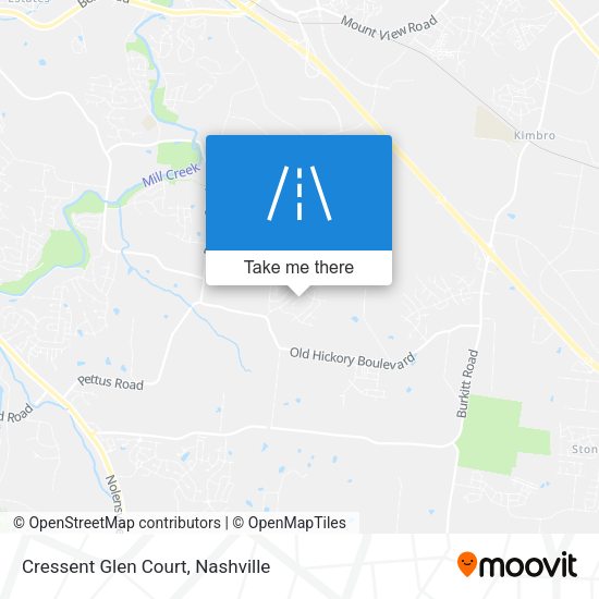 Cressent Glen Court map