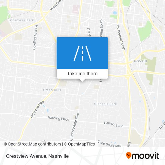 Mapa de Crestview Avenue