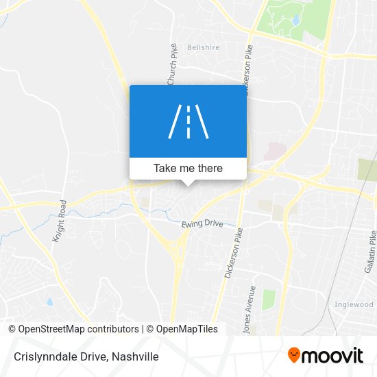 Crislynndale Drive map