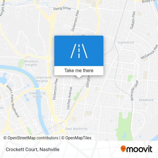 Mapa de Crockett Court