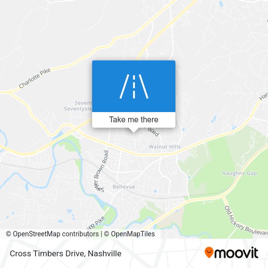 Cross Timbers Drive map
