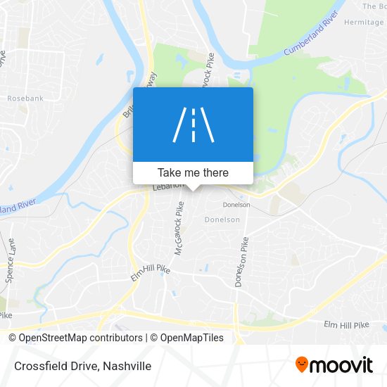 Crossfield Drive map