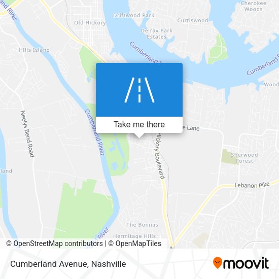 Mapa de Cumberland Avenue