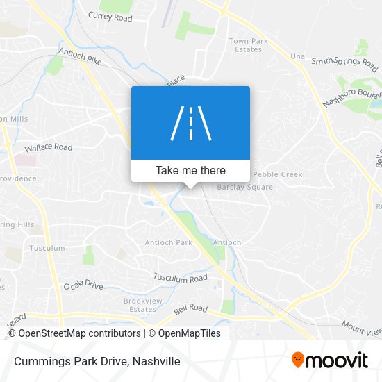 Cummings Park Drive map
