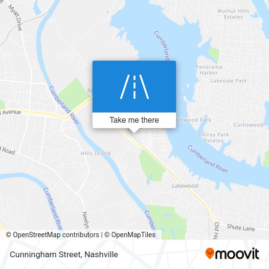 Mapa de Cunningham Street