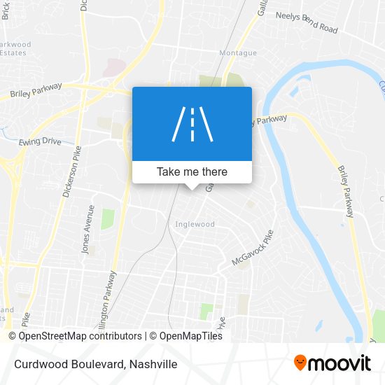 Curdwood Boulevard map