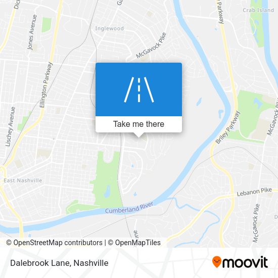 Mapa de Dalebrook Lane