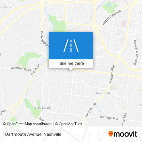 Mapa de Dartmouth Avenue