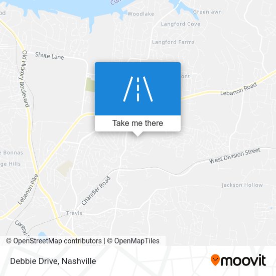 Mapa de Debbie Drive
