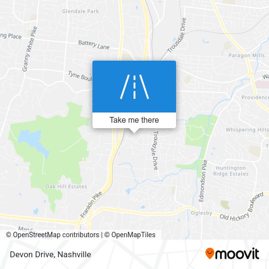 Mapa de Devon Drive