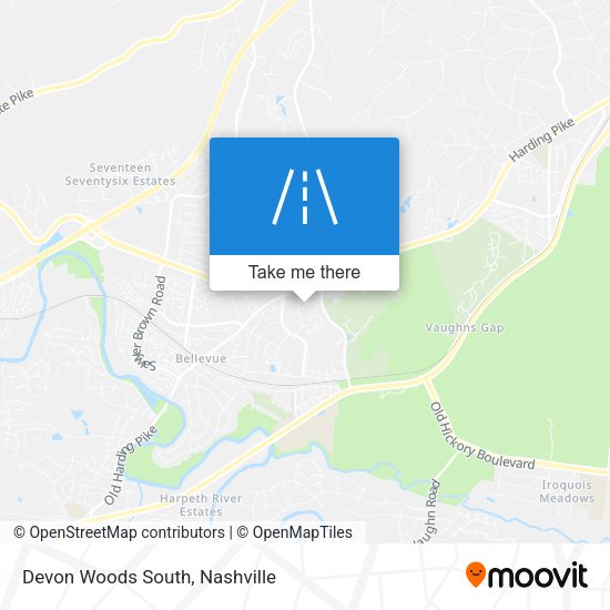 Devon Woods South map