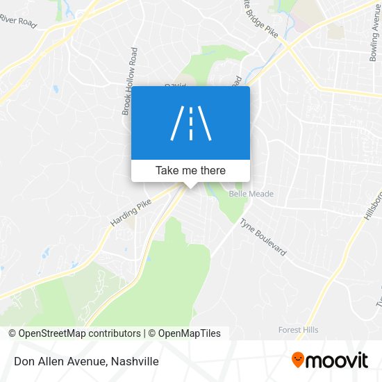 Mapa de Don Allen Avenue