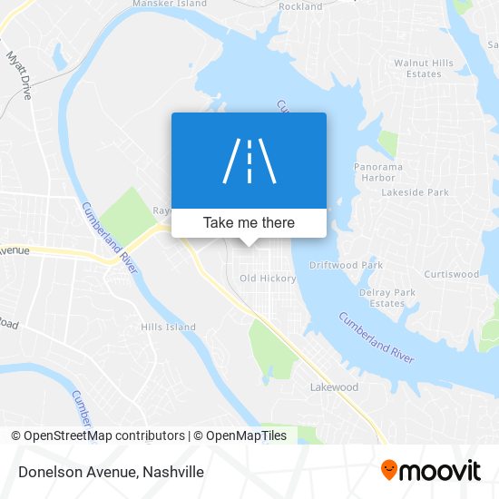 Donelson Avenue map