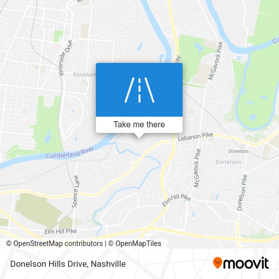Mapa de Donelson Hills Drive