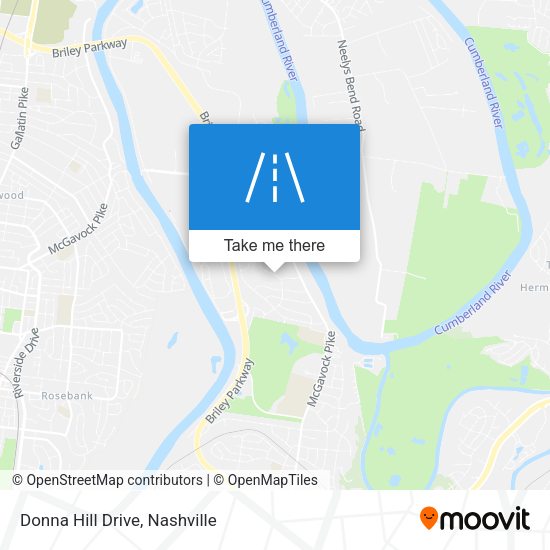 Mapa de Donna Hill Drive
