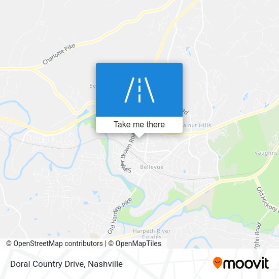 Doral Country Drive map