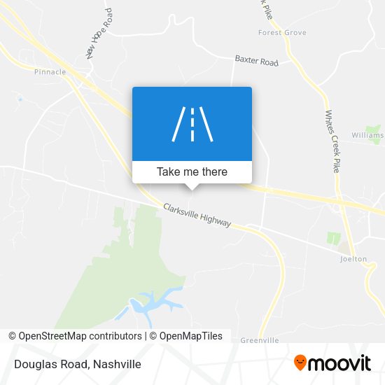 Mapa de Douglas Road