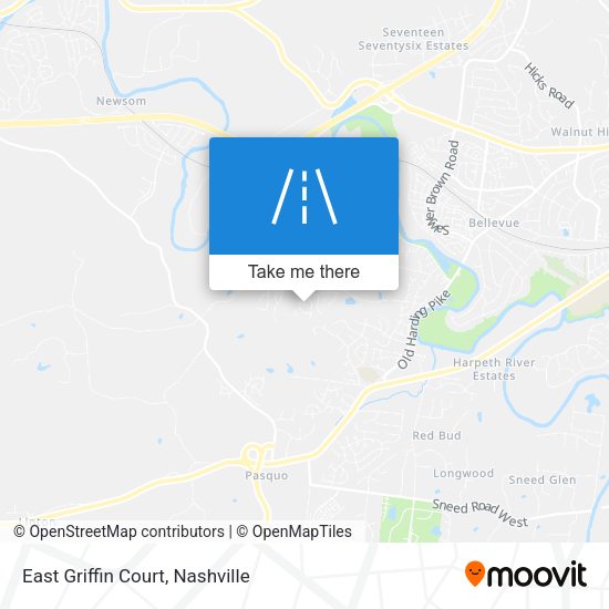 East Griffin Court map