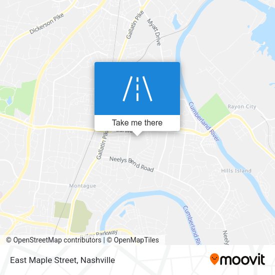 East Maple Street map