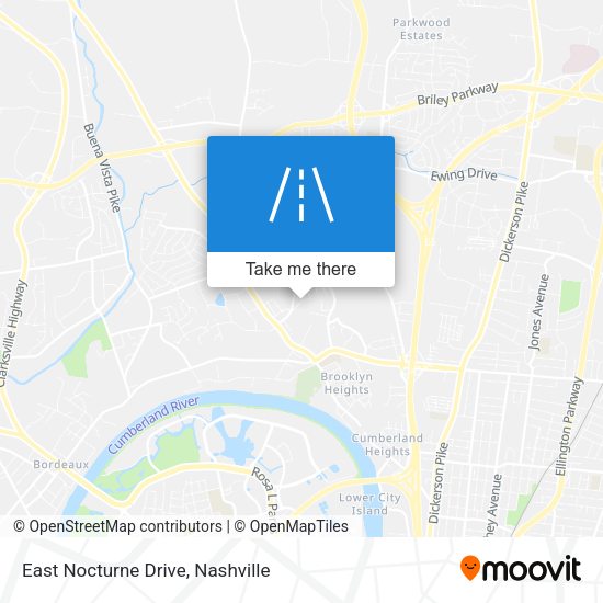 East Nocturne Drive map