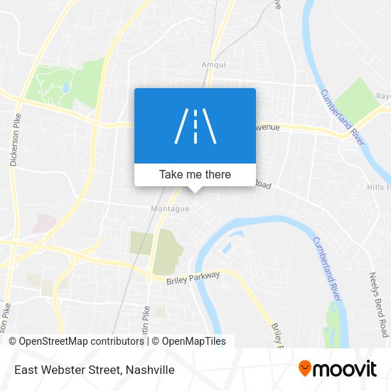 East Webster Street map