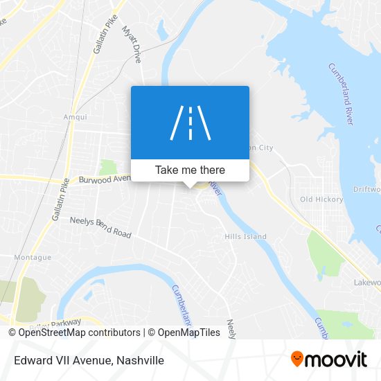 Edward VII Avenue map