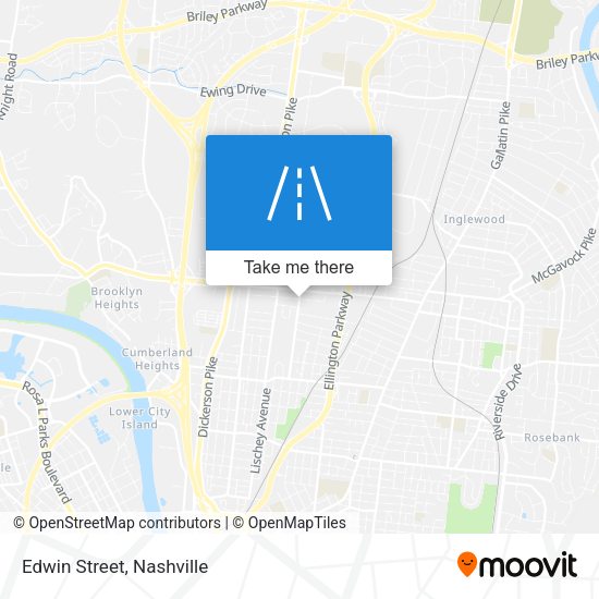Mapa de Edwin Street
