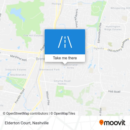 Elderton Court map
