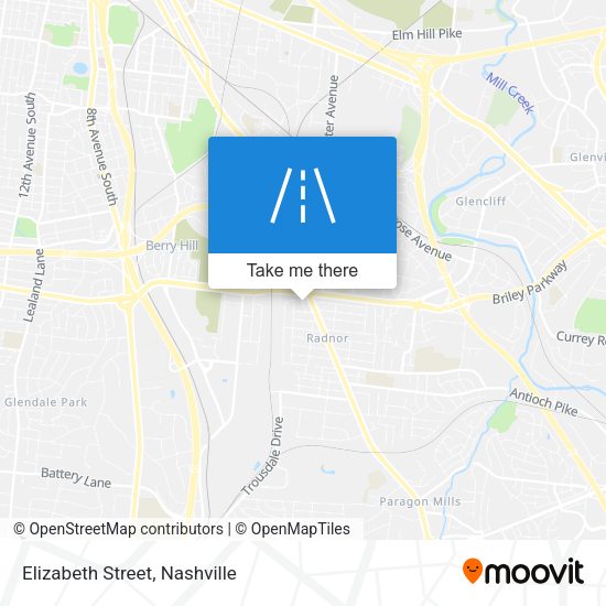 Mapa de Elizabeth Street