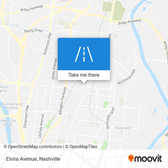 Mapa de Elvira Avenue
