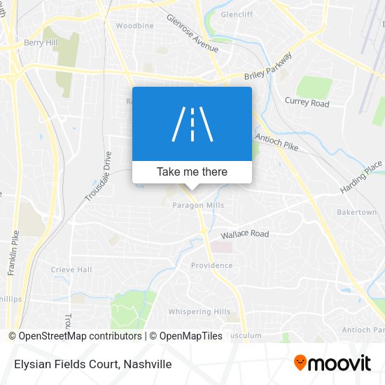 Mapa de Elysian Fields Court
