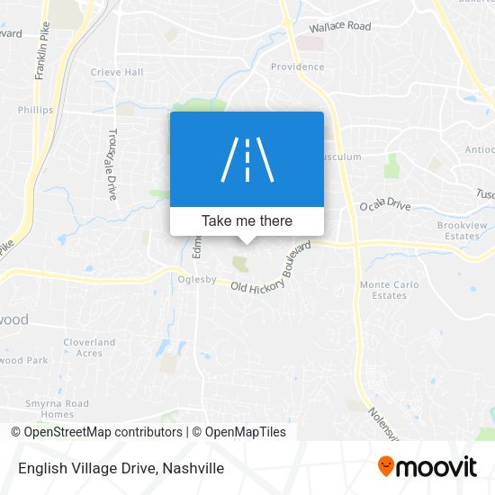 English Village Drive map