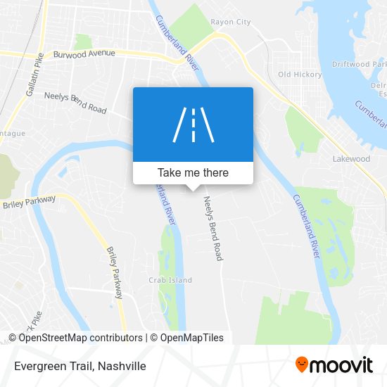 Mapa de Evergreen Trail