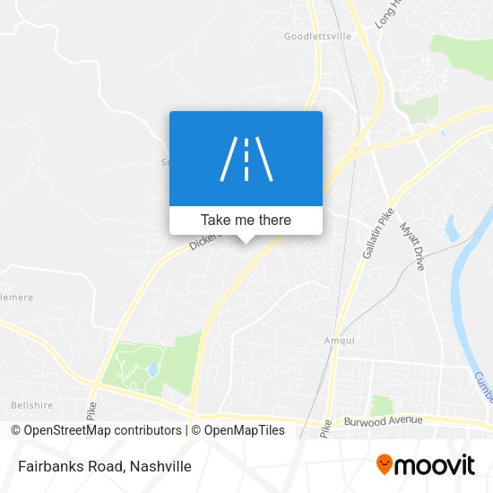 Mapa de Fairbanks Road