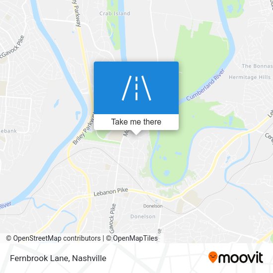 Fernbrook Lane map