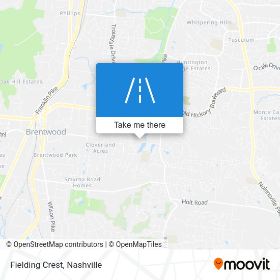 Mapa de Fielding Crest