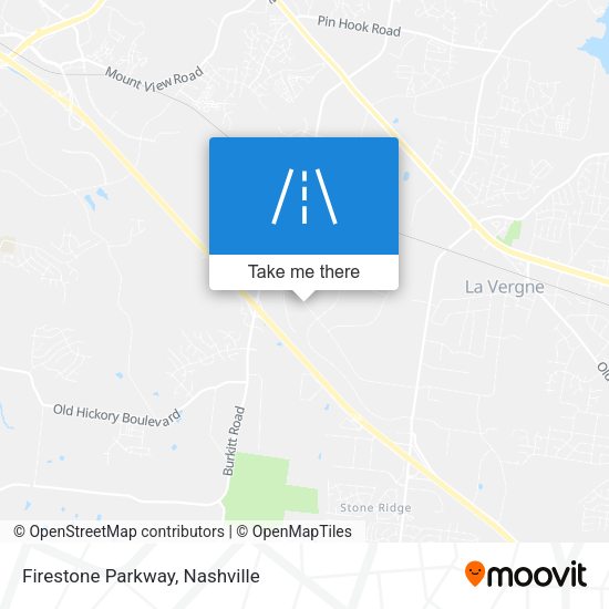 Mapa de Firestone Parkway