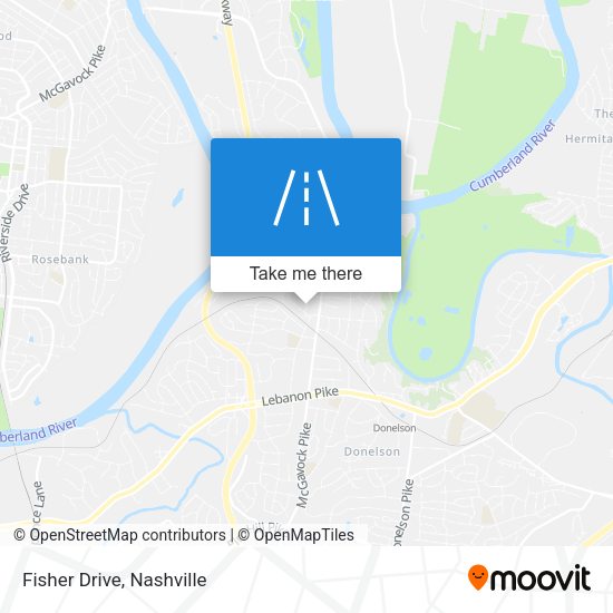Mapa de Fisher Drive
