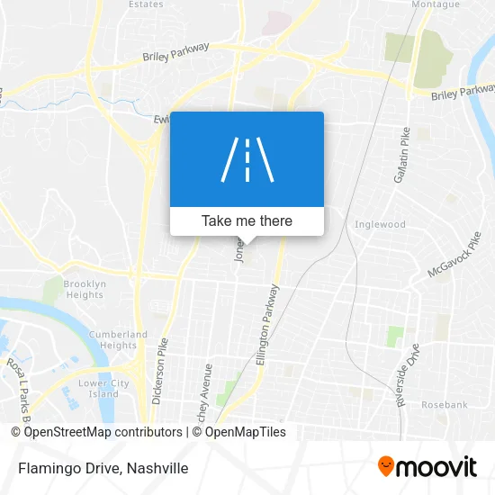 Mapa de Flamingo Drive