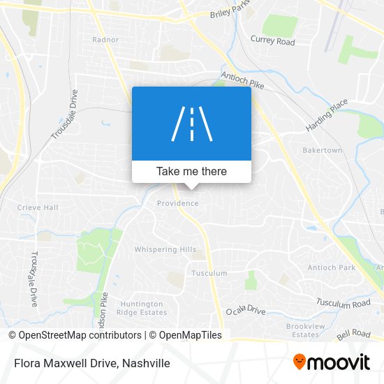 Flora Maxwell Drive map