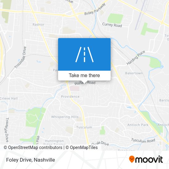 Mapa de Foley Drive