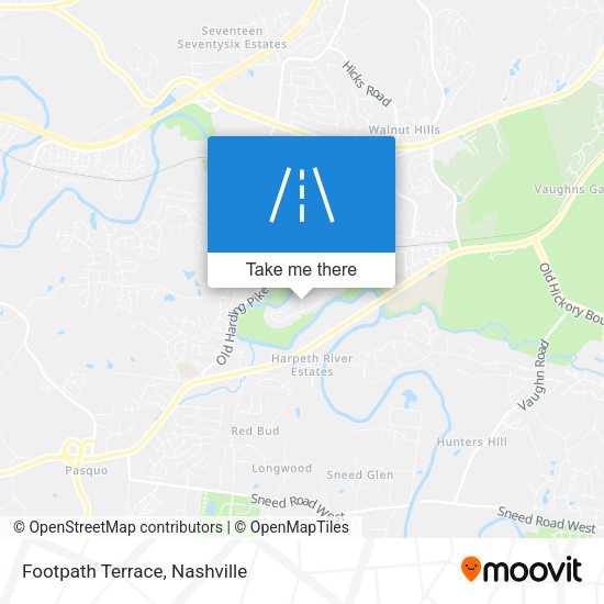 Mapa de Footpath Terrace