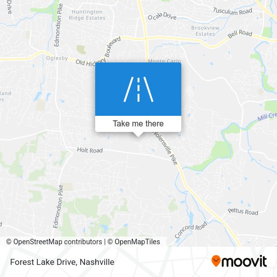 Mapa de Forest Lake Drive